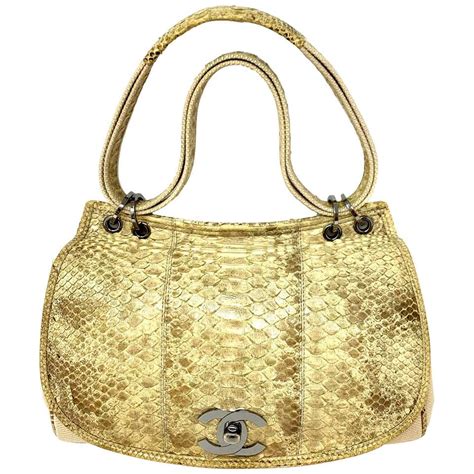 chanel snakeskin handbag